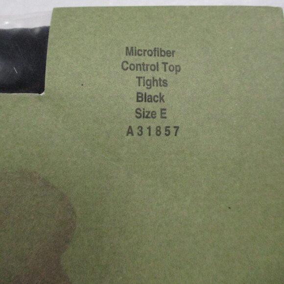 LEGACY Legwear Microfiber Control Top Tights Size  E - Picture 3 of 9